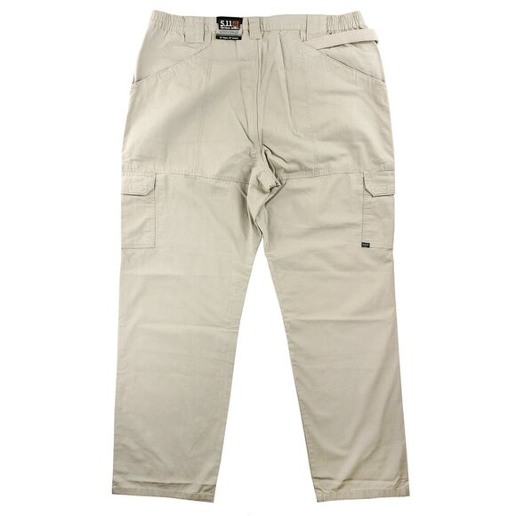 5.11 Tactical Series Cargo Pants Canvas Khaki 74251 Men's "44x32" Real 42x33 NWT - Picture 3 of 12